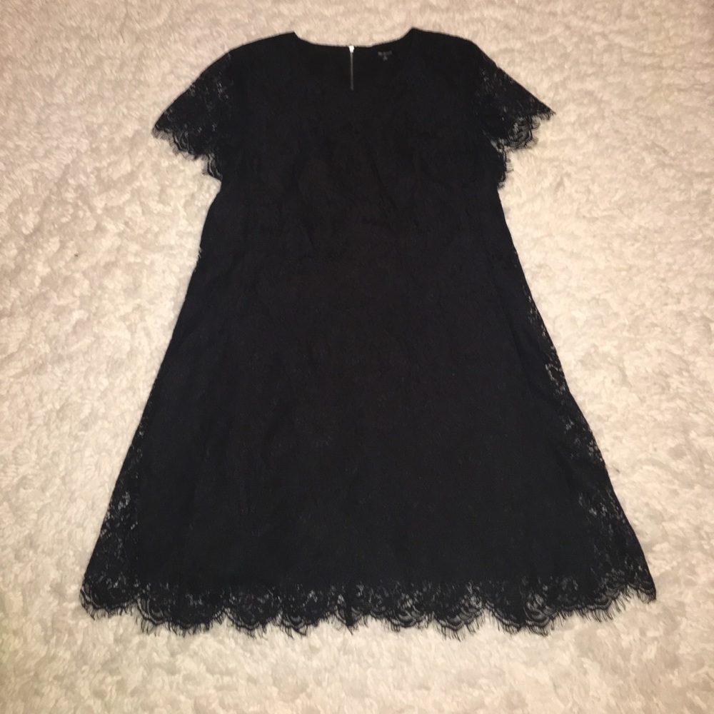 Madewell Black Lace Dress